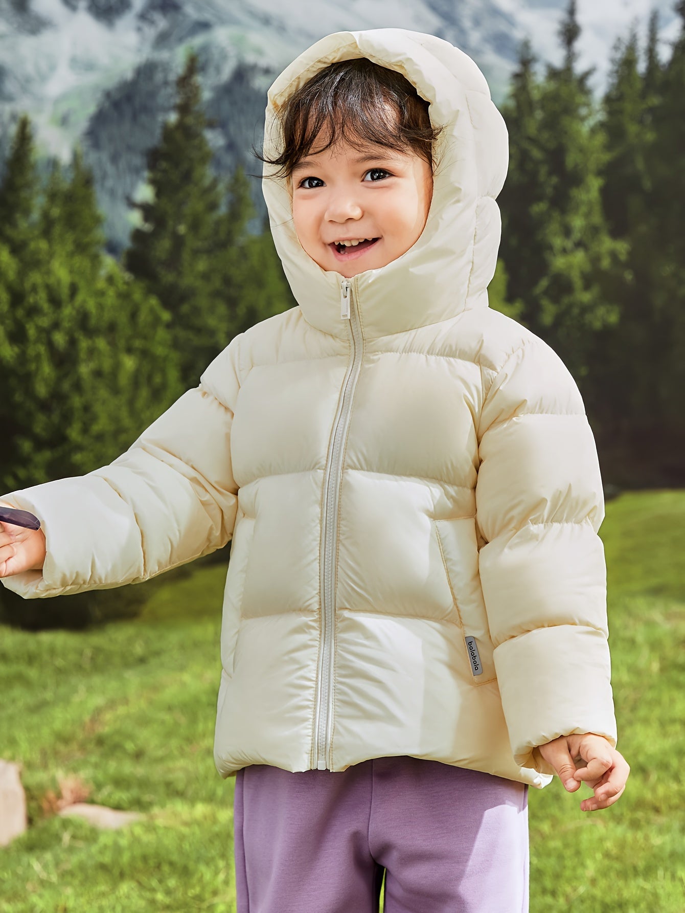 Baby Girl Down Jacket For Winter