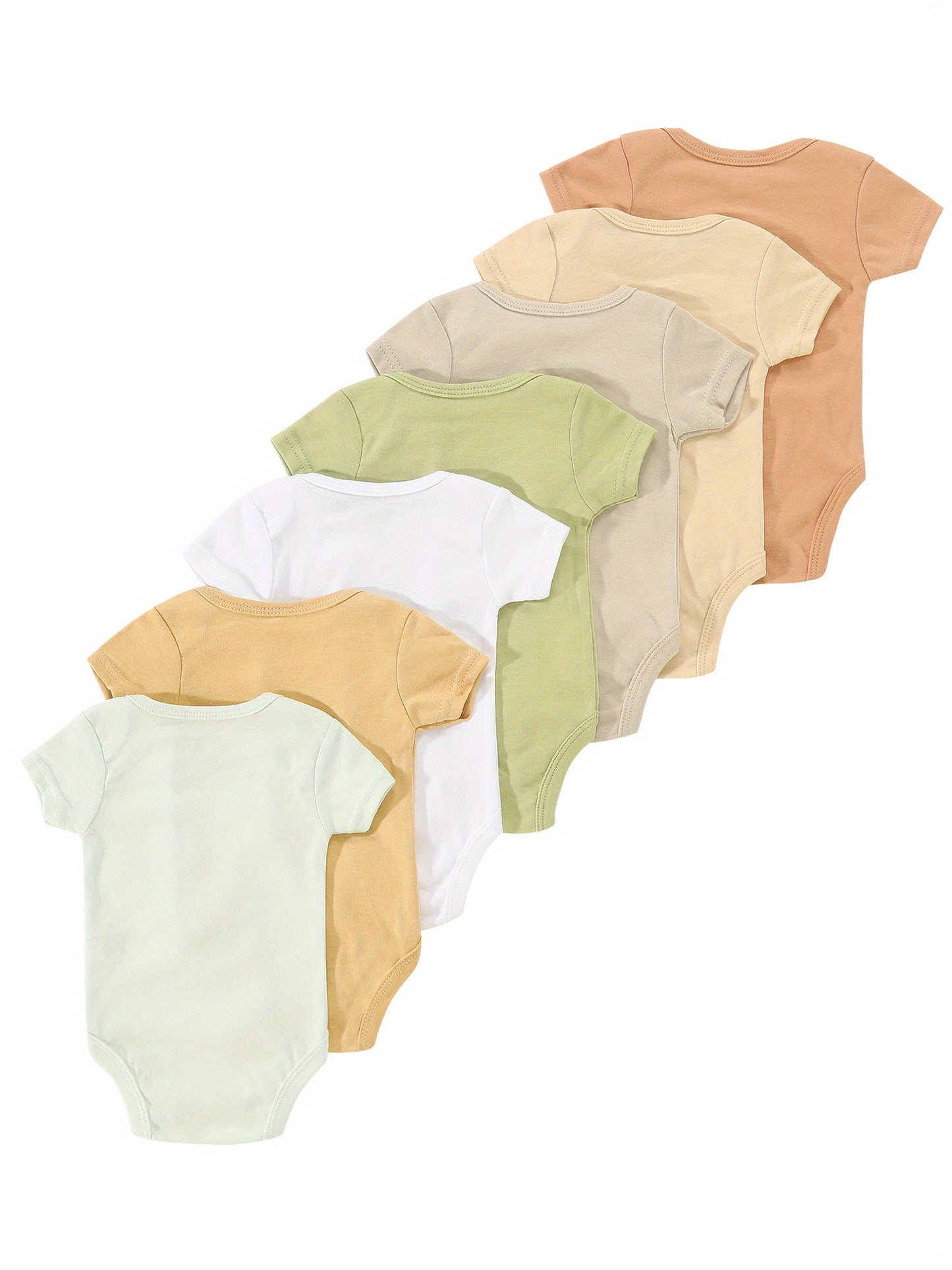 7-Pack Newborn Baby Bodysuits