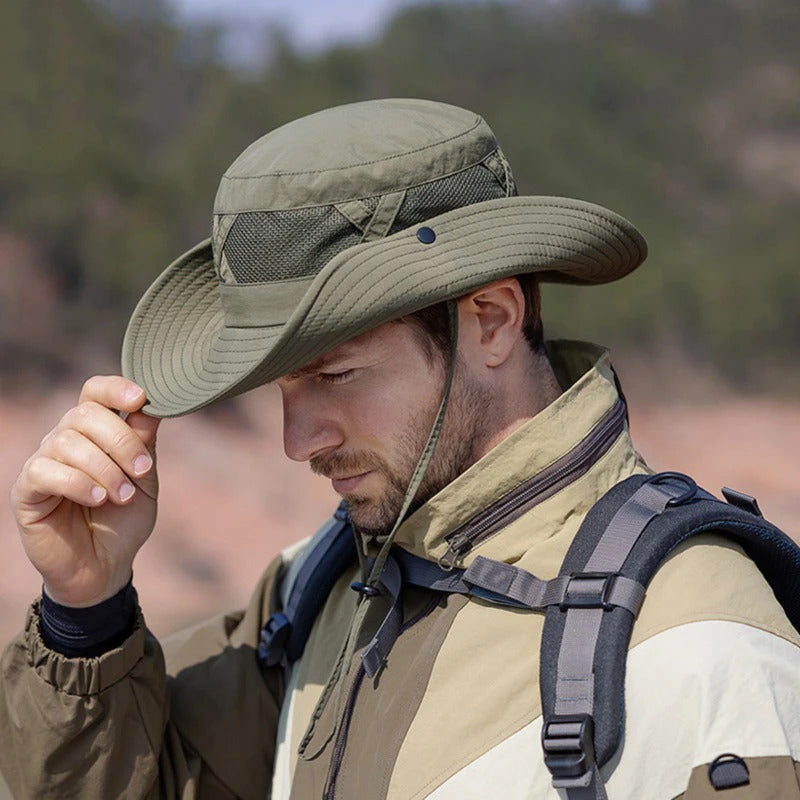 1PC Hollow Bucket Hat for Men