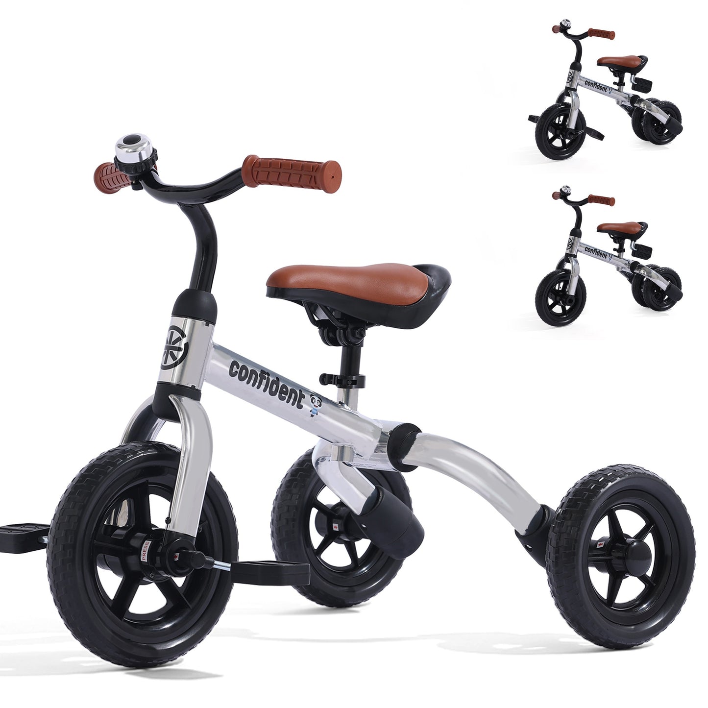 3 In 1 Tricycle For Toddlers Age 2-5 Years