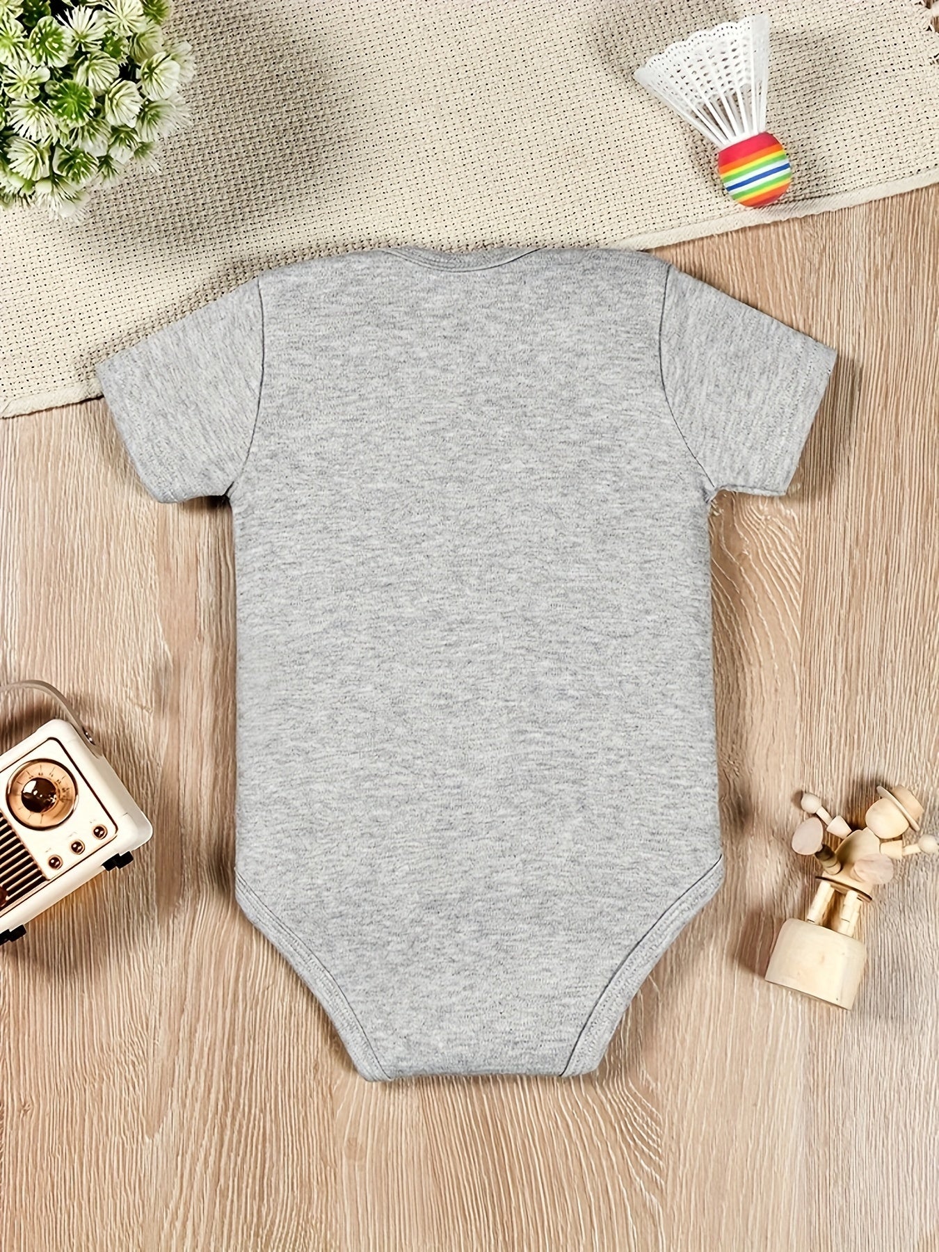 Baby Boy's & Girl's "9 Months" Print Bodysuit