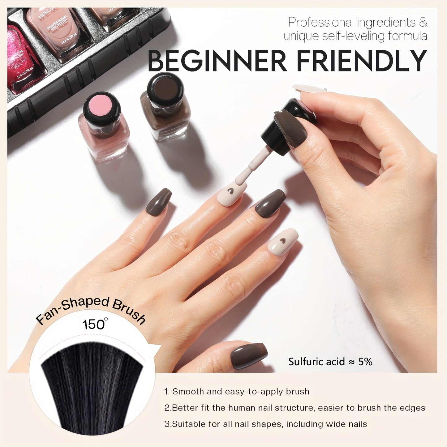 Nail Polish Set! Quick Dry & Long-Lasting!