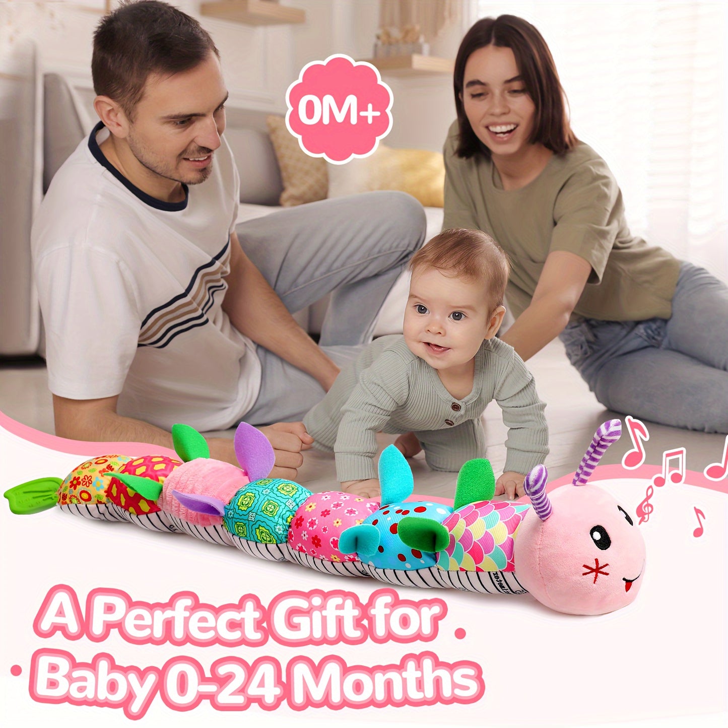 Baby Toys, Baby Music Stuffed Toys, 0-3-6-12 Months