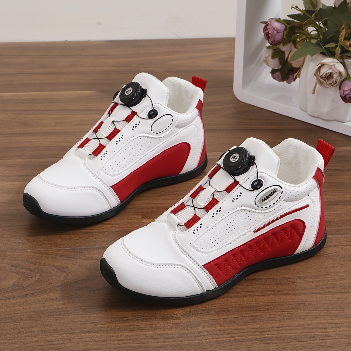 Contrast Color Casual Sneakers,  Low-top Breathable Trainers