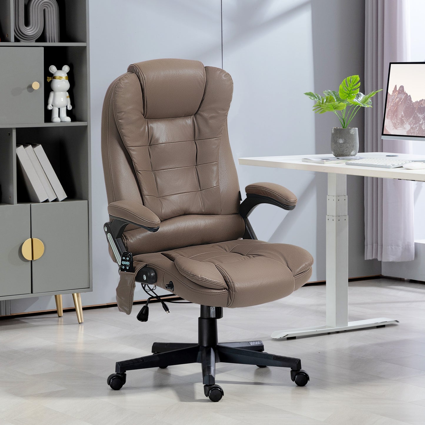 6 Point Vibrating Massage Office Chair with Heat