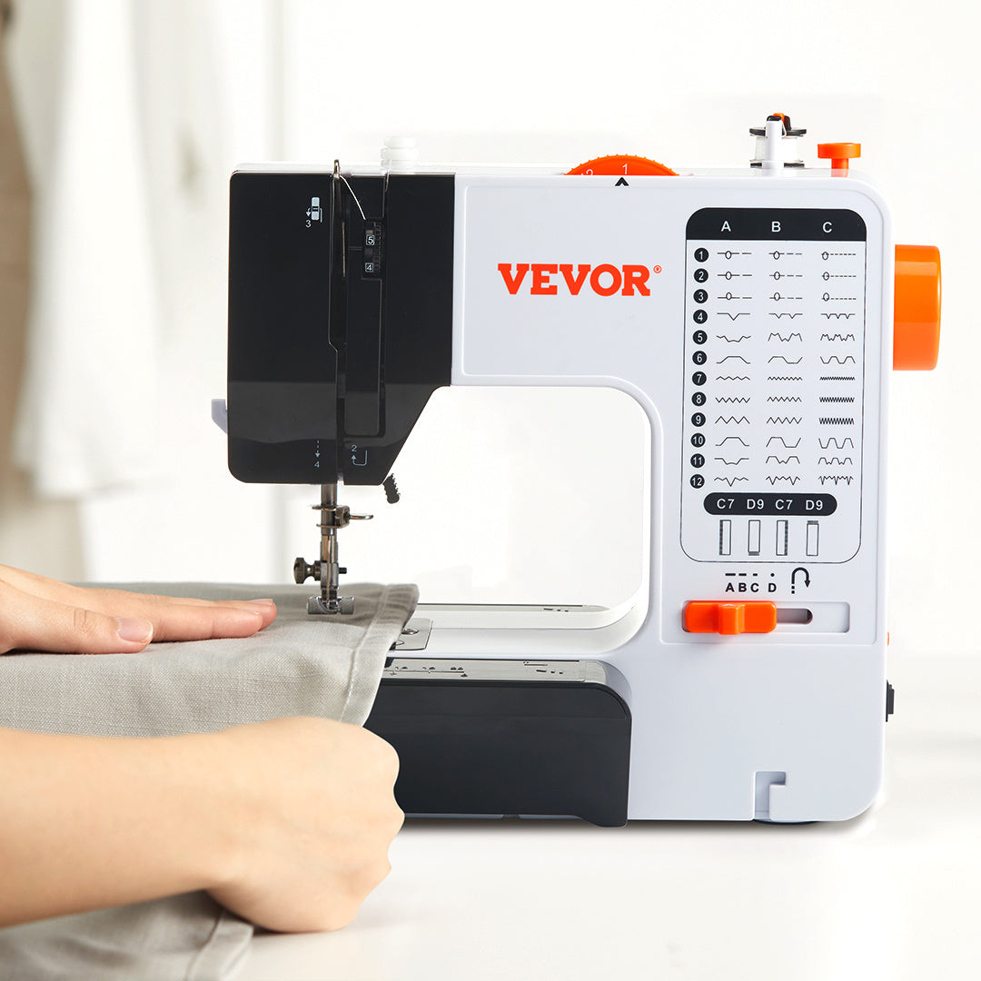 Portable Sewing Machine for Beginners with 38 Built-in Stitches & Reverse Sewing