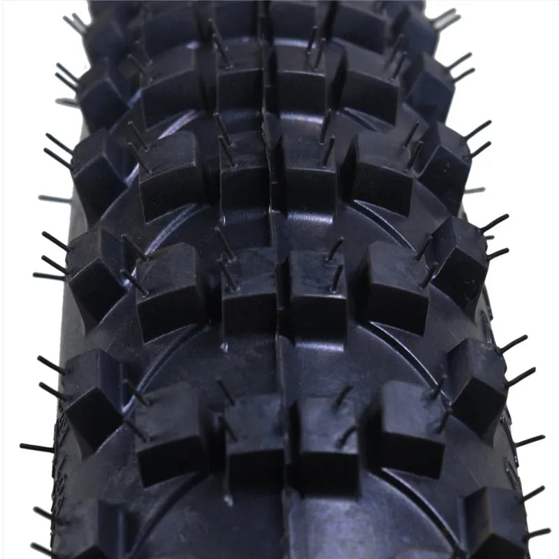 3.00-21" 80/100-21 Front Rear Knobby Tires+Rubber