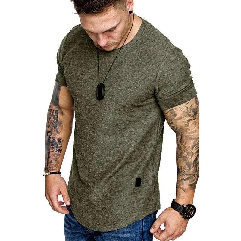 Men's Casual Fashion Solid t-Shirt