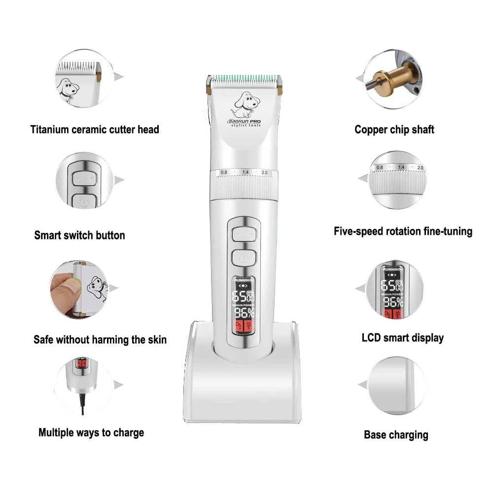 Rechargeable Professional Pet Dog Animal Shaver