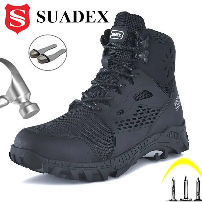 S1 Safety Boots Men Work Shoes/Steel Toe