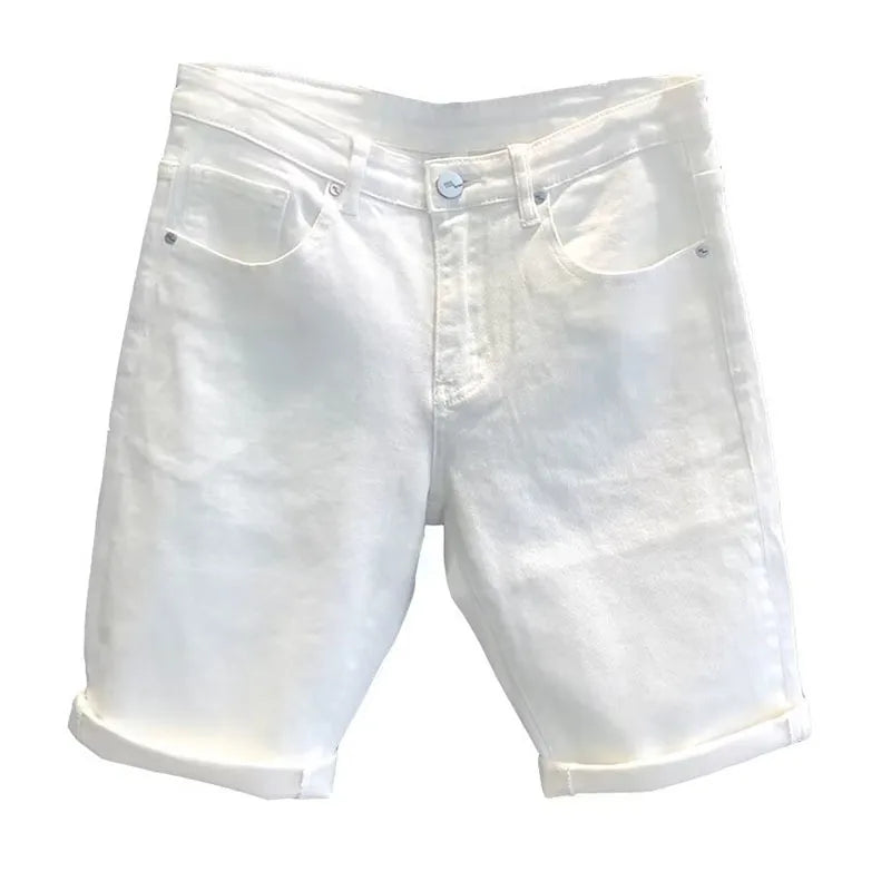 Men's Loose Straight Denim Shorts