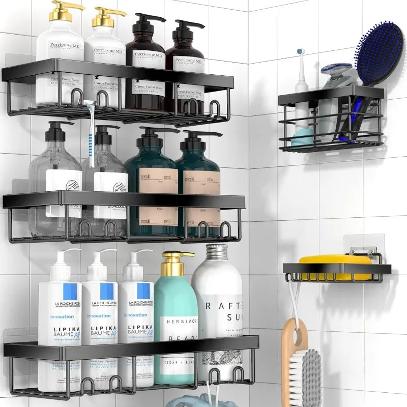 5 Pack Shower Caddy Shelf Organizers