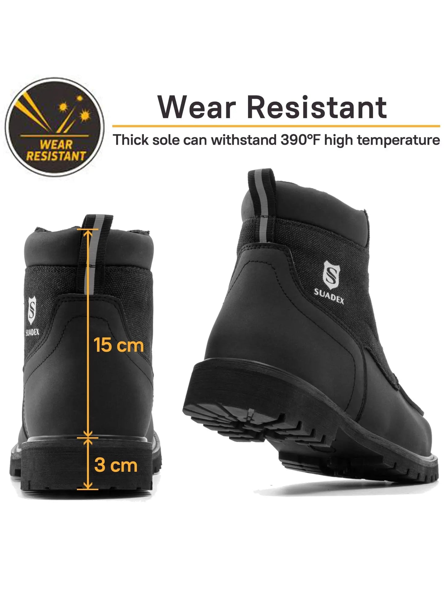 Steel Toe Boots for Men / Women Waterproof Indestructible Work Safety Boot