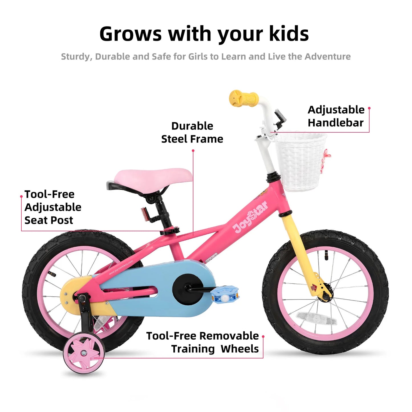 Kids Bike 12 14 16 Inch Bicycle for Boys Girls