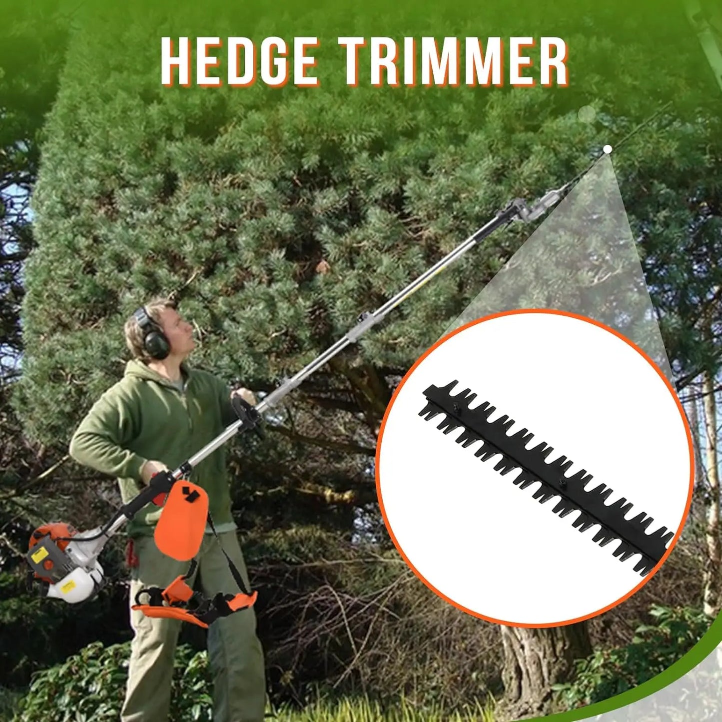 Gas Powered Hedge Trimmer