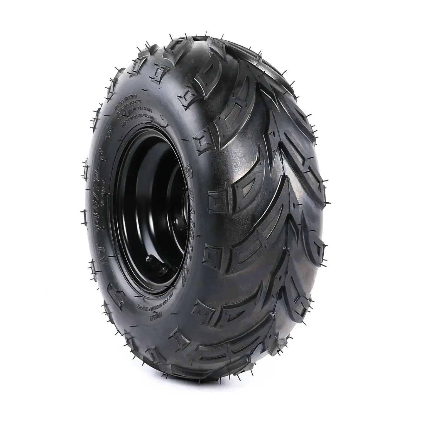 Set 2 Go Kart ATV Tire  6" inch Wheel 145x70-6 145/70-6 Tire 3 Lug Rim Mini Bike ATV Buggy Quad