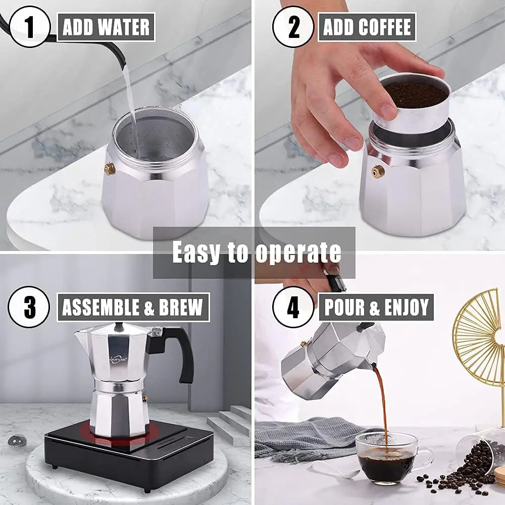 Coffee Pot Stovetop Espresso Maker