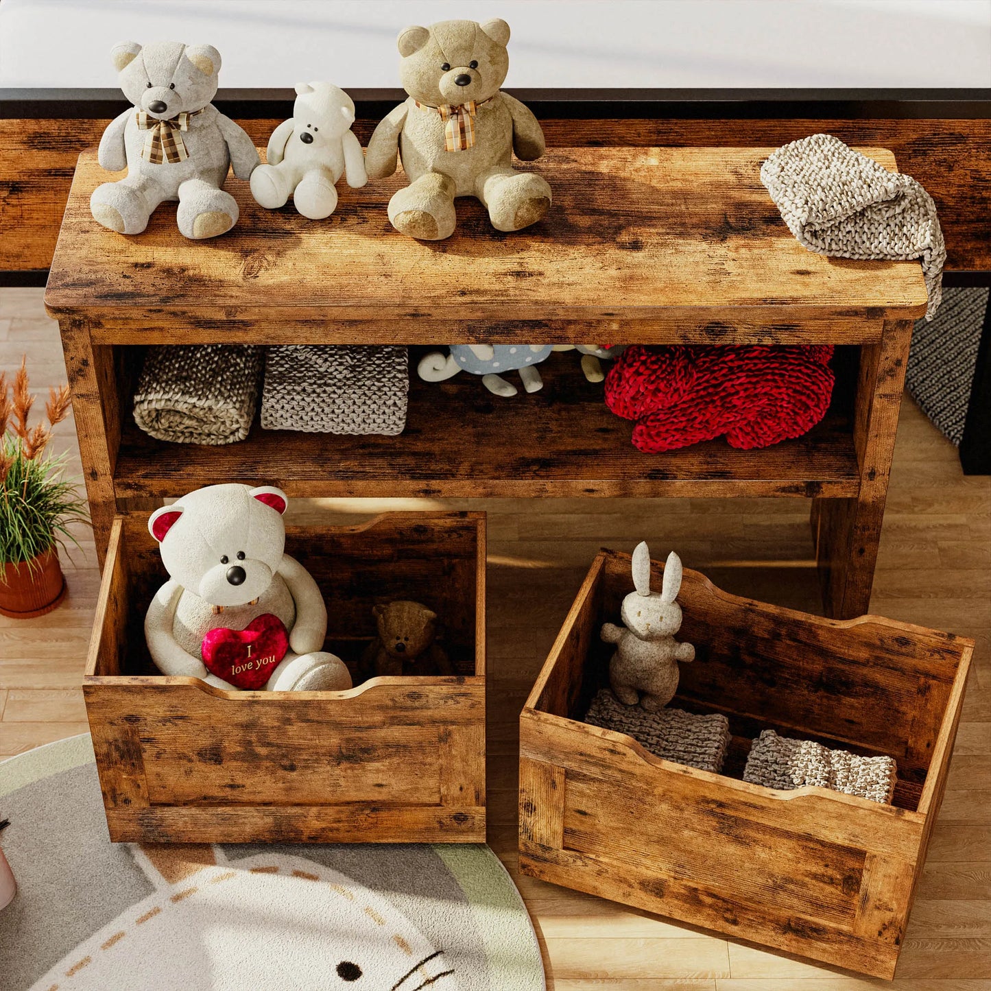 Toy Storage Organizer for Boys and Girls