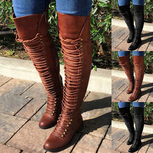 Classic Lace Up Women'S Boots