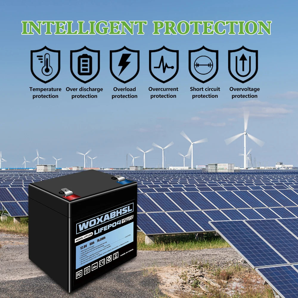 12V  Lithium Battery, Maintenance-Free Battery， for Camping， Fish Finder, Scooter, Security System