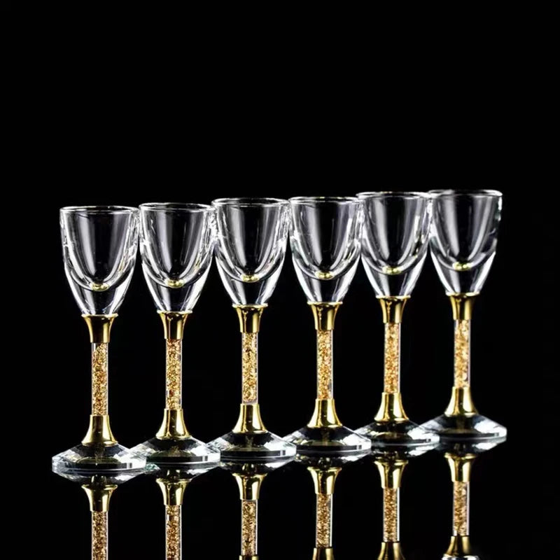 5-65ml Creative Gold Foil Shot Glass