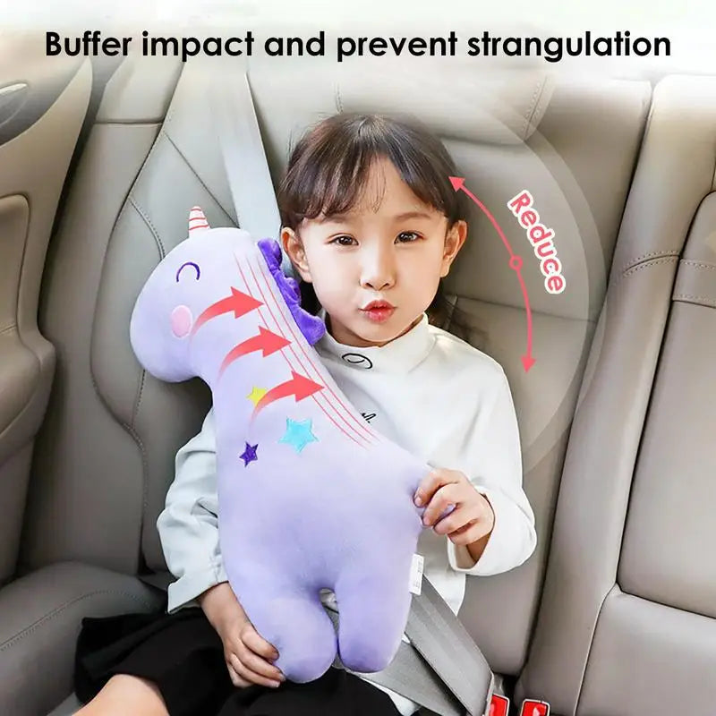 Baby Seat Belt Protector Neck Cushion Sleeping Head Support