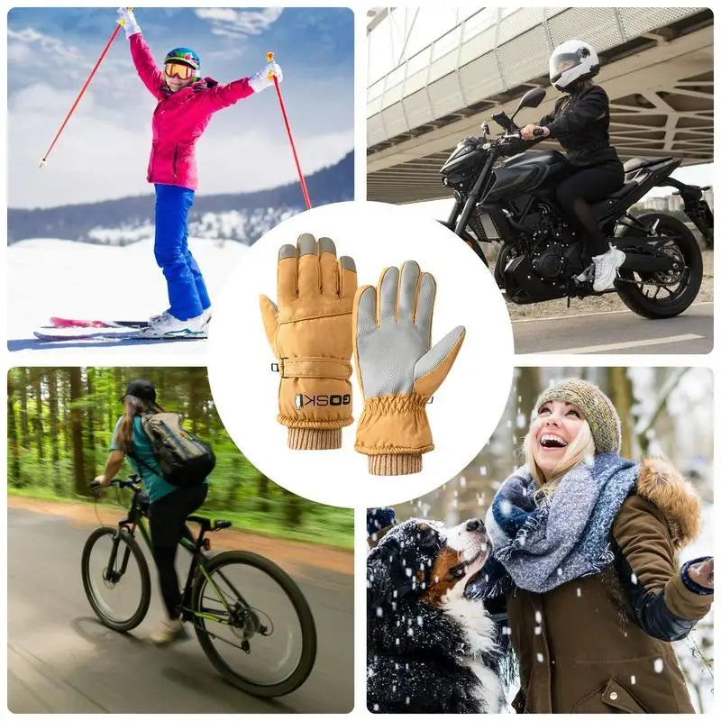 Winter Snowboard Ski Gloves Windproof