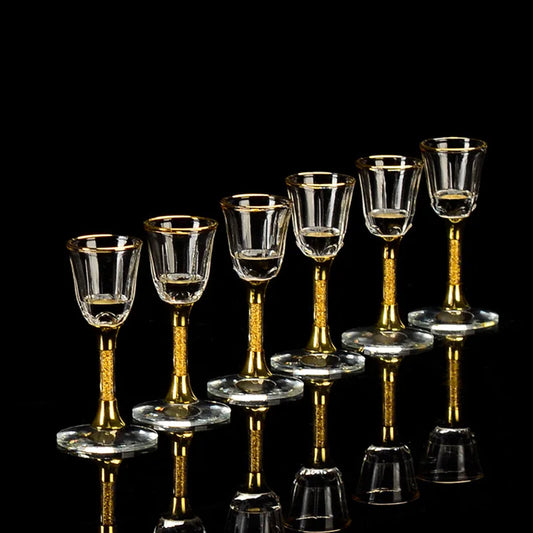 5-65ml Creative Gold Foil Shot Glass