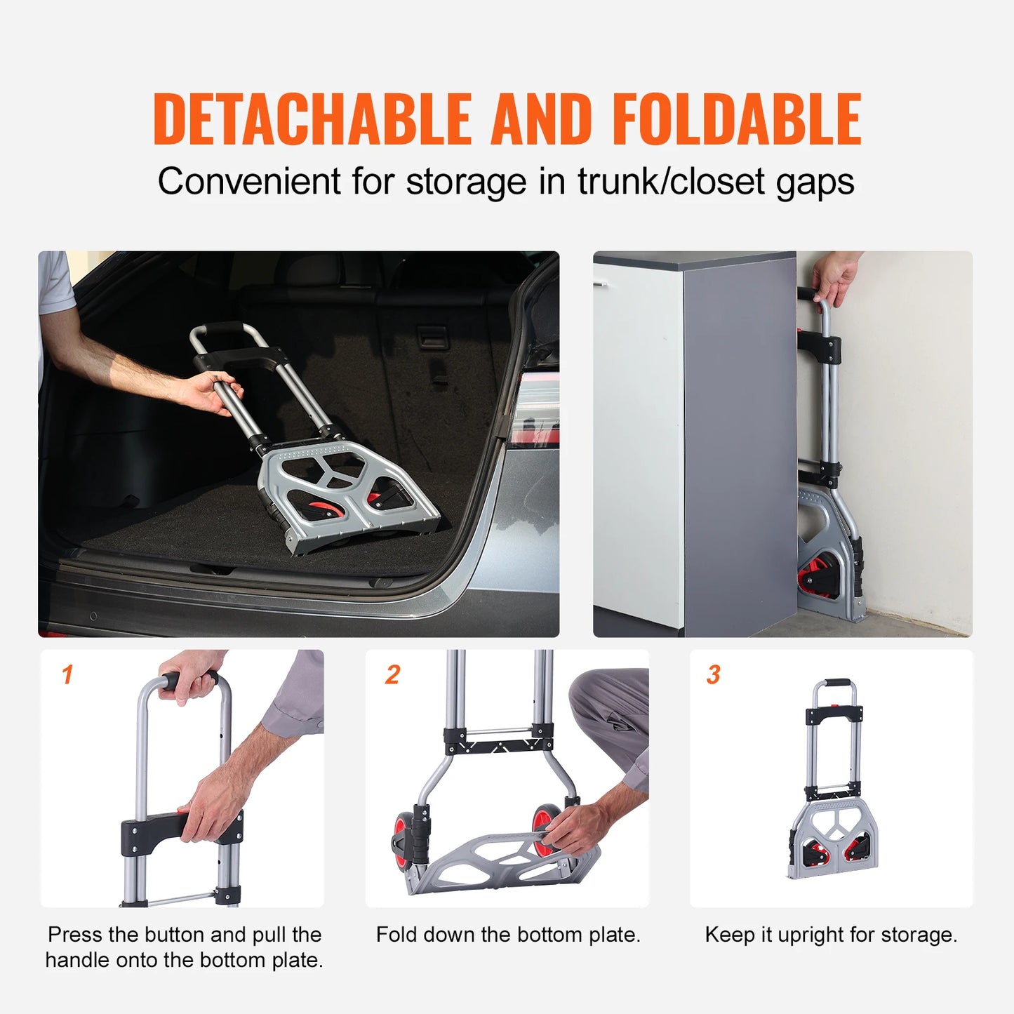 176/275/309 lbs Folding Hand Truck