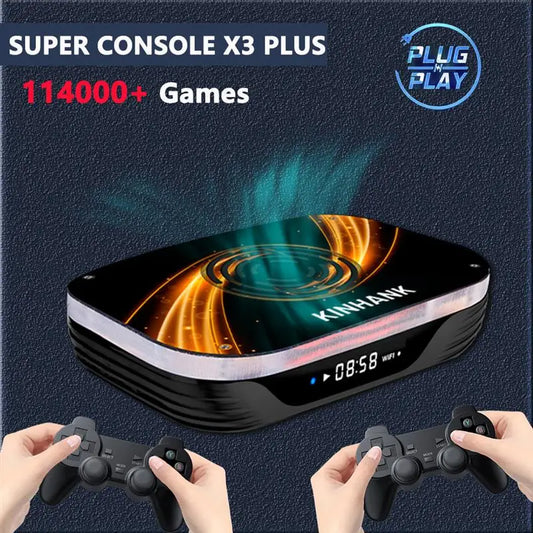 Super  Video Game Consoles For PS1/PSP/DC/N64/MAME S905X3 4K/8K Android TV Box With 114000 Classics