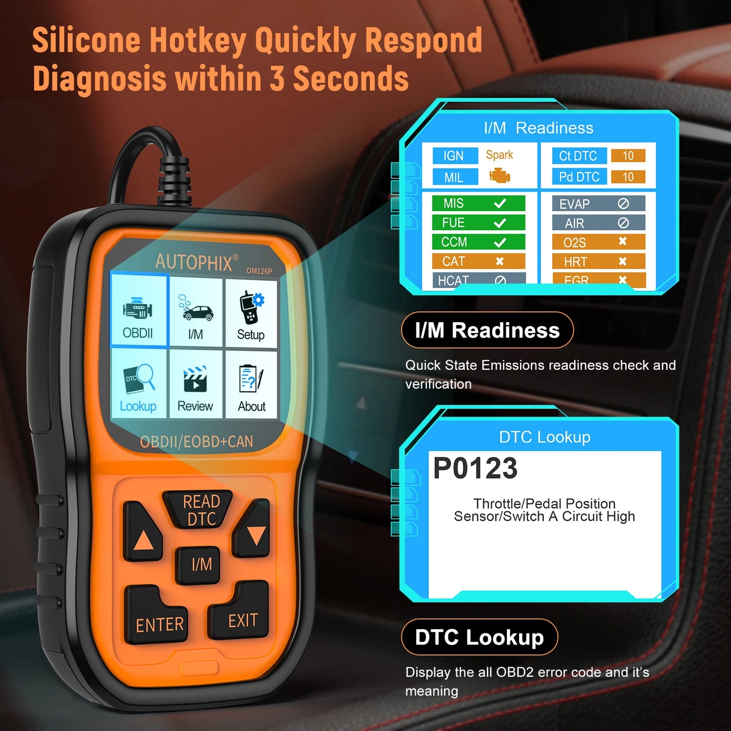 OBD2 Scanner Code Reader Automotive Scanner