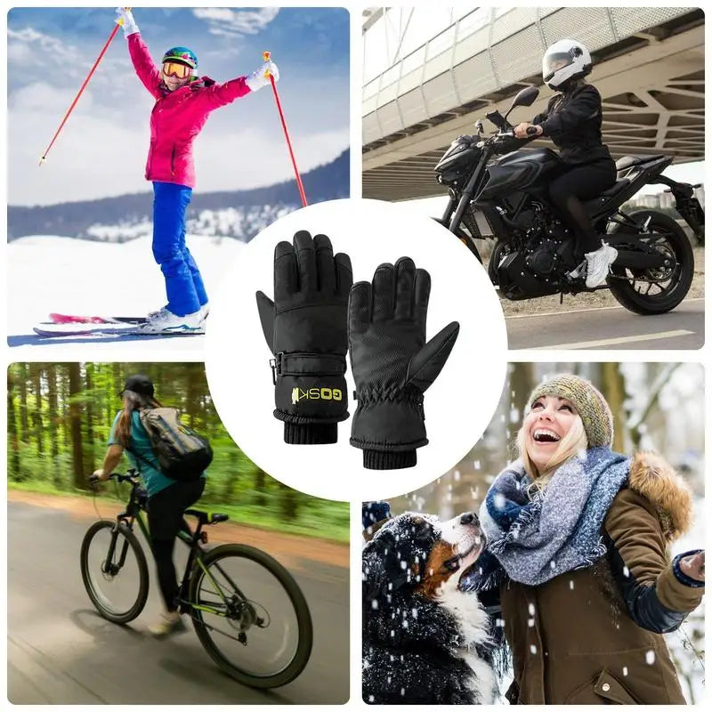 Winter Snowboard Ski Gloves Windproof