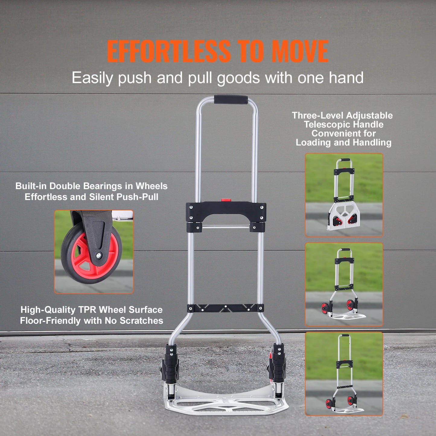 176/275/309 lbs Folding Hand Truck