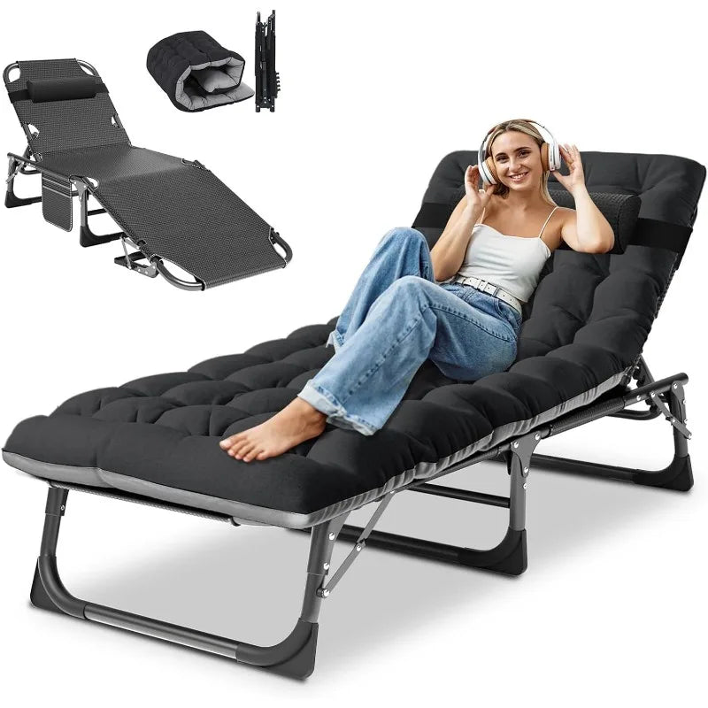 Heavy Duty Tanning Chair with Face Hole