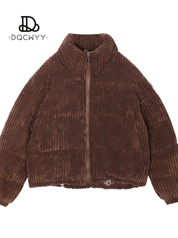 Women's Loose Short Corduroy Jacket