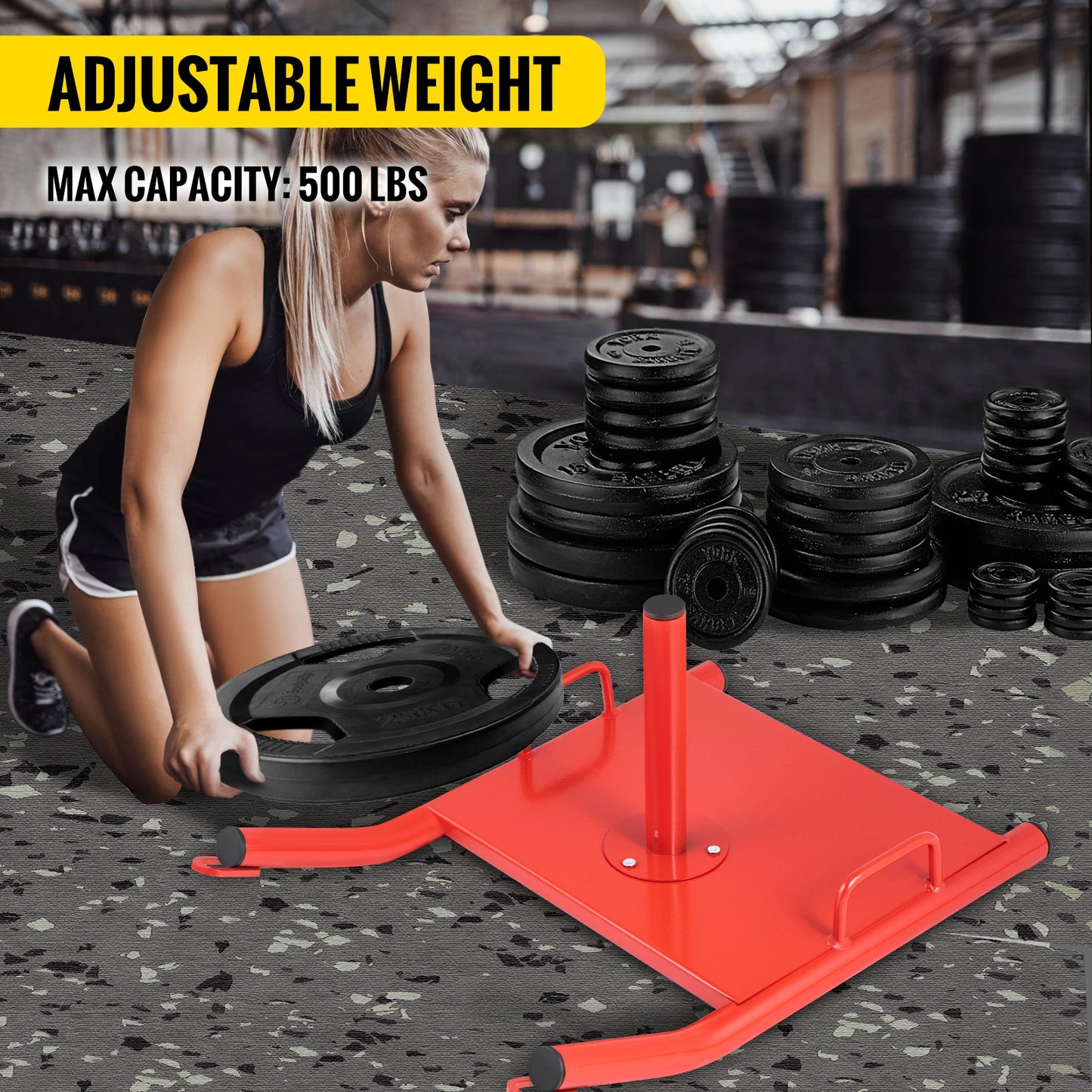 Weight Sled Push Pull Heavy Sled