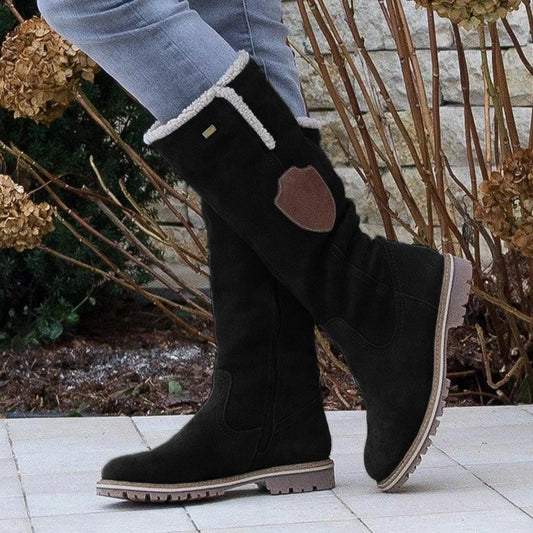 High Boots Women Warm Plush Suede