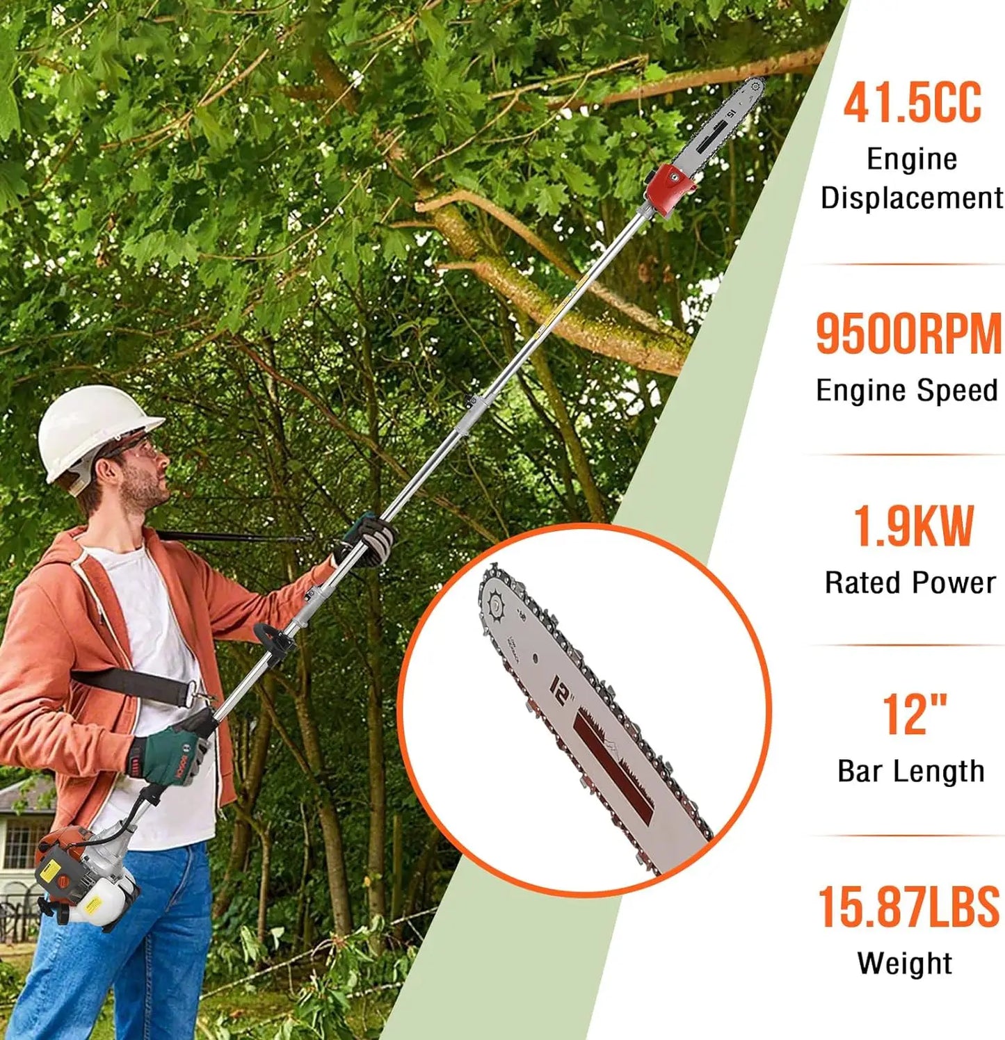 Gas Powered Hedge Trimmer