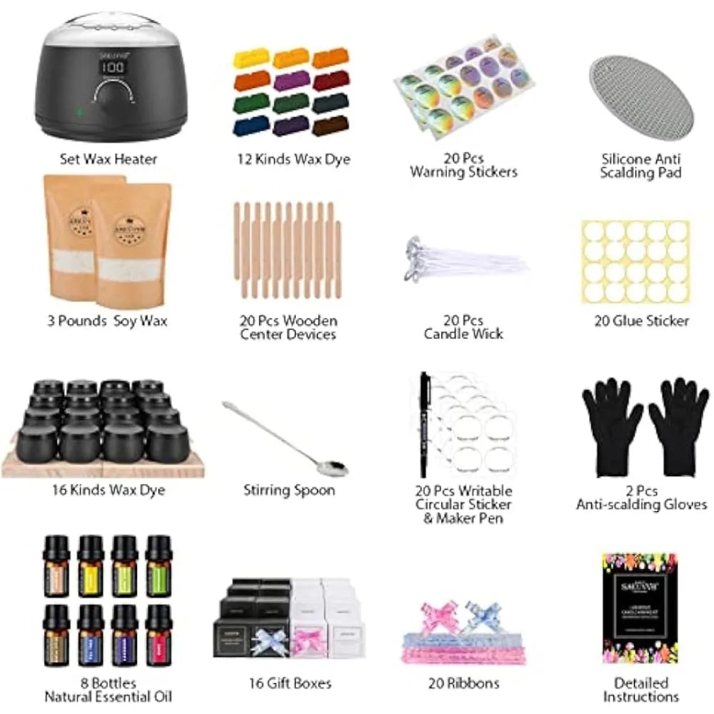 Candle Making Supplies/Kit - Perfect as Home Decorations