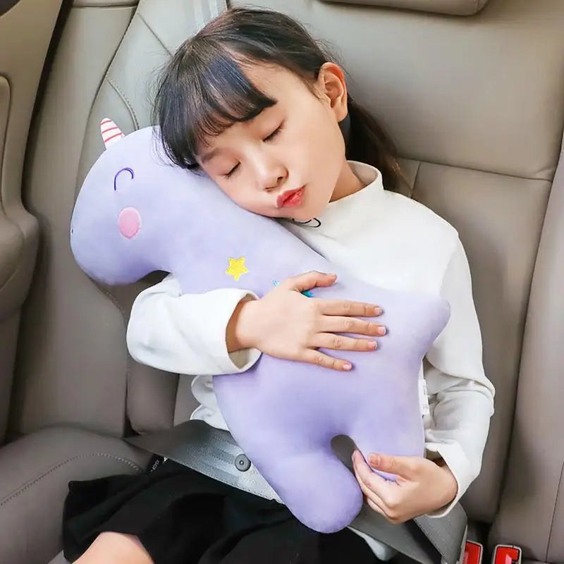 Baby Seat Belt Protector Neck Cushion Sleeping Head Support