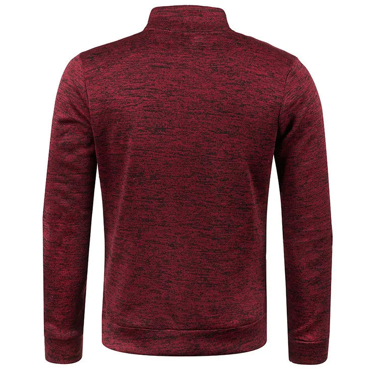 Men's Half Zip Knit Sweater