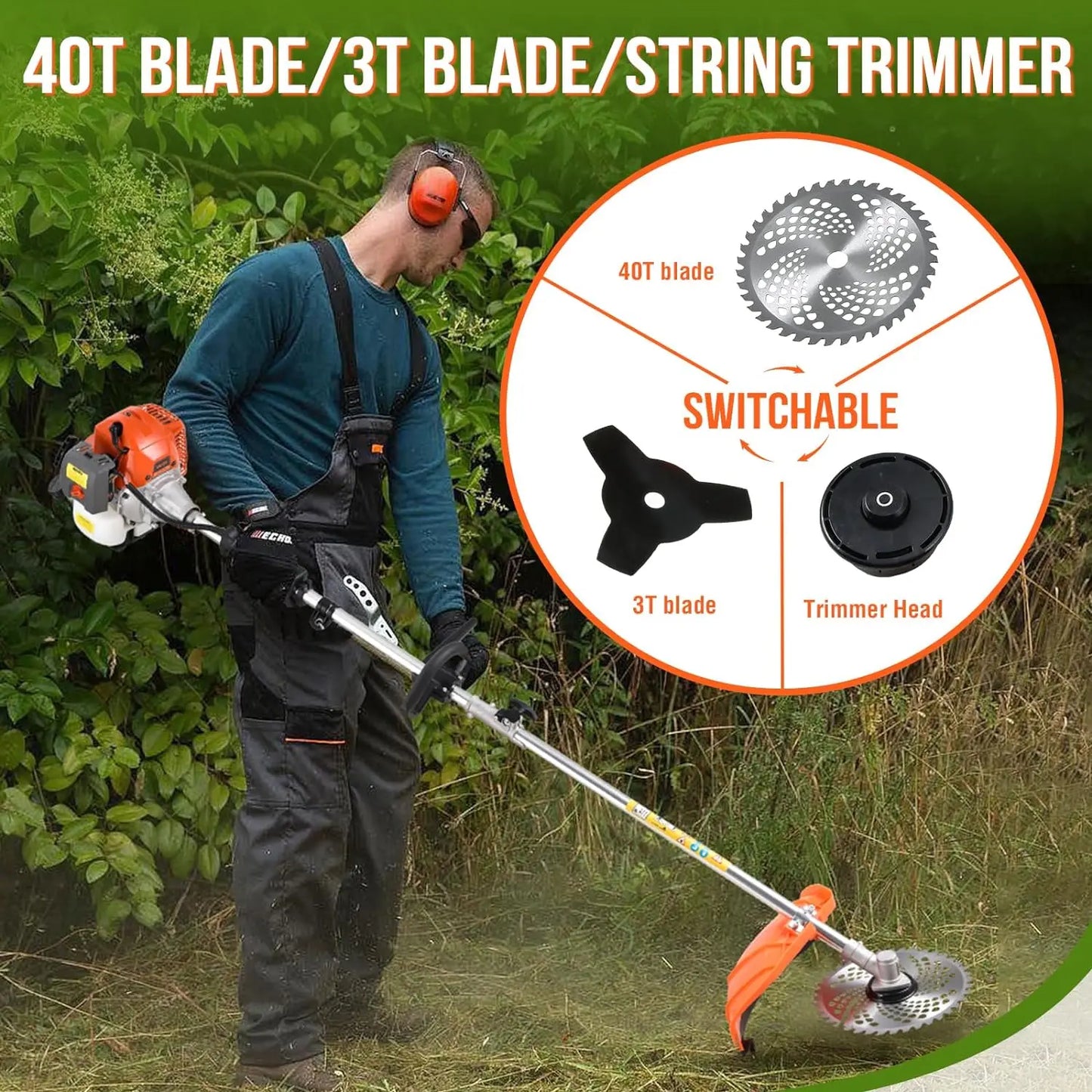 Gas Powered Hedge Trimmer