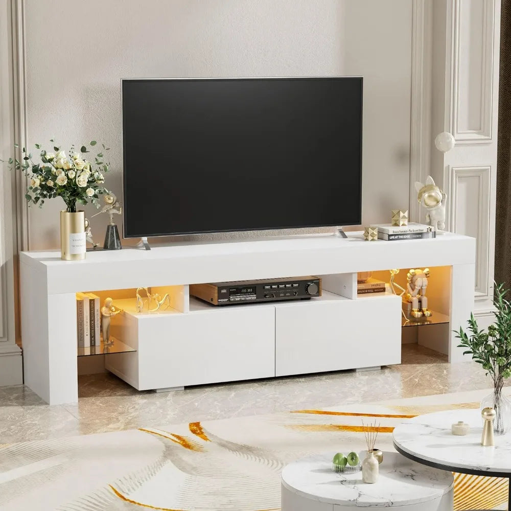 Modern LED TV Stand for Televisions up to 70 Inch