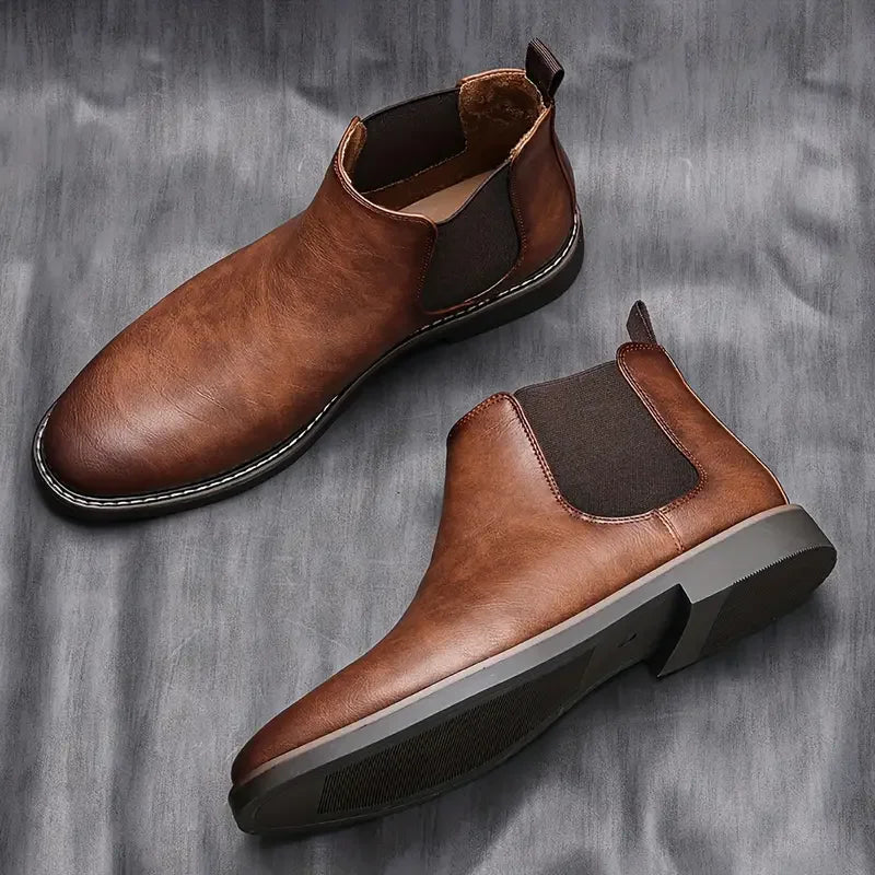 comfortable fashion ankle Men Boots