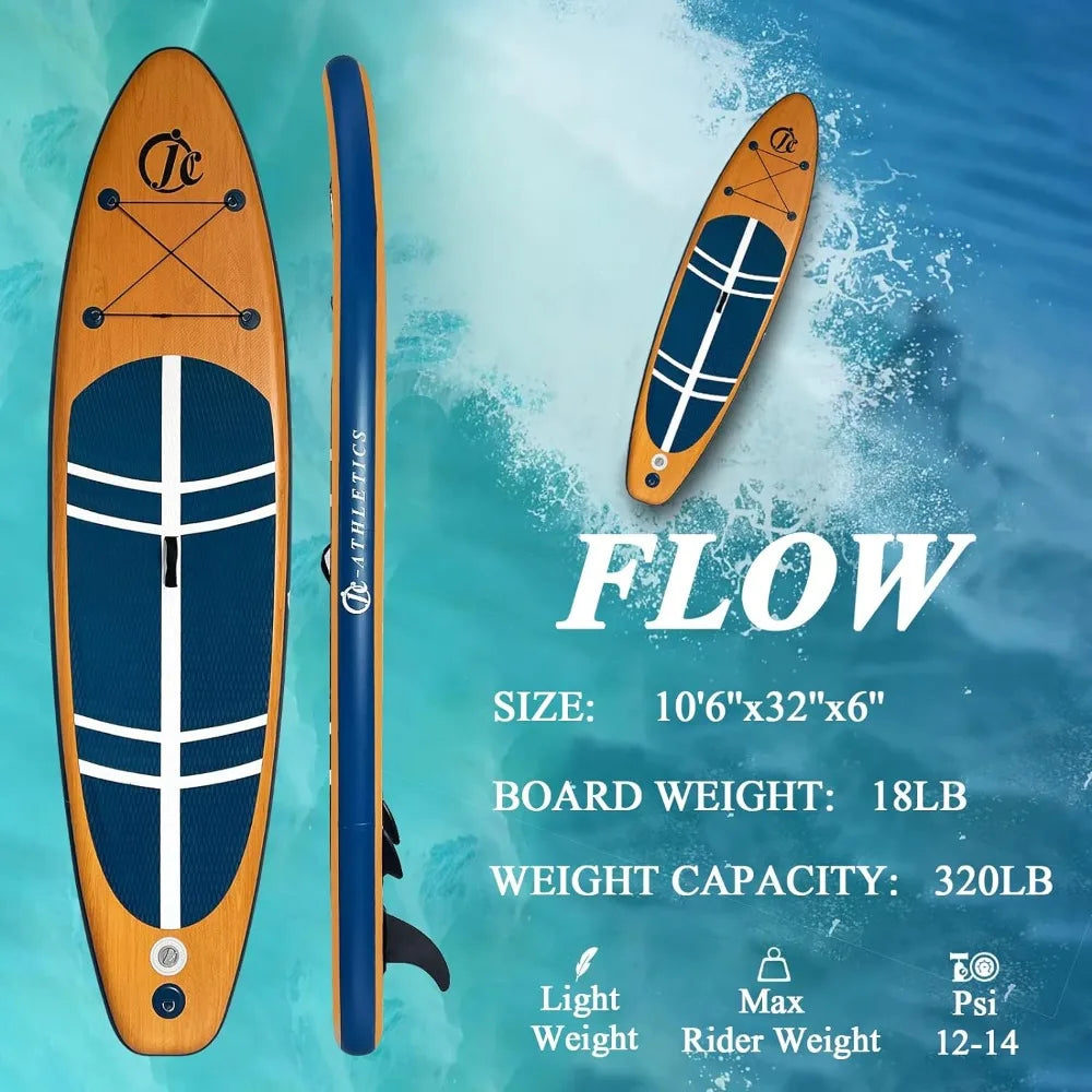 Inflatable Stand Up Paddle Board (6 Inches Thick)