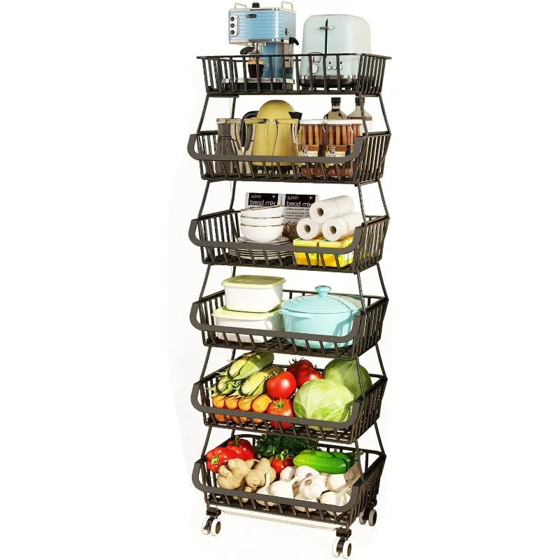 6 Tier Fruit Vegetable Basket