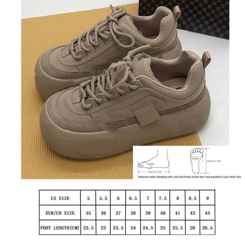 Female Winter Chunky Sneakers Warm /Casual