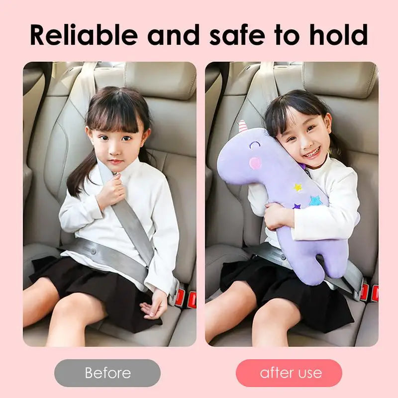 Baby Seat Belt Protector Neck Cushion Sleeping Head Support