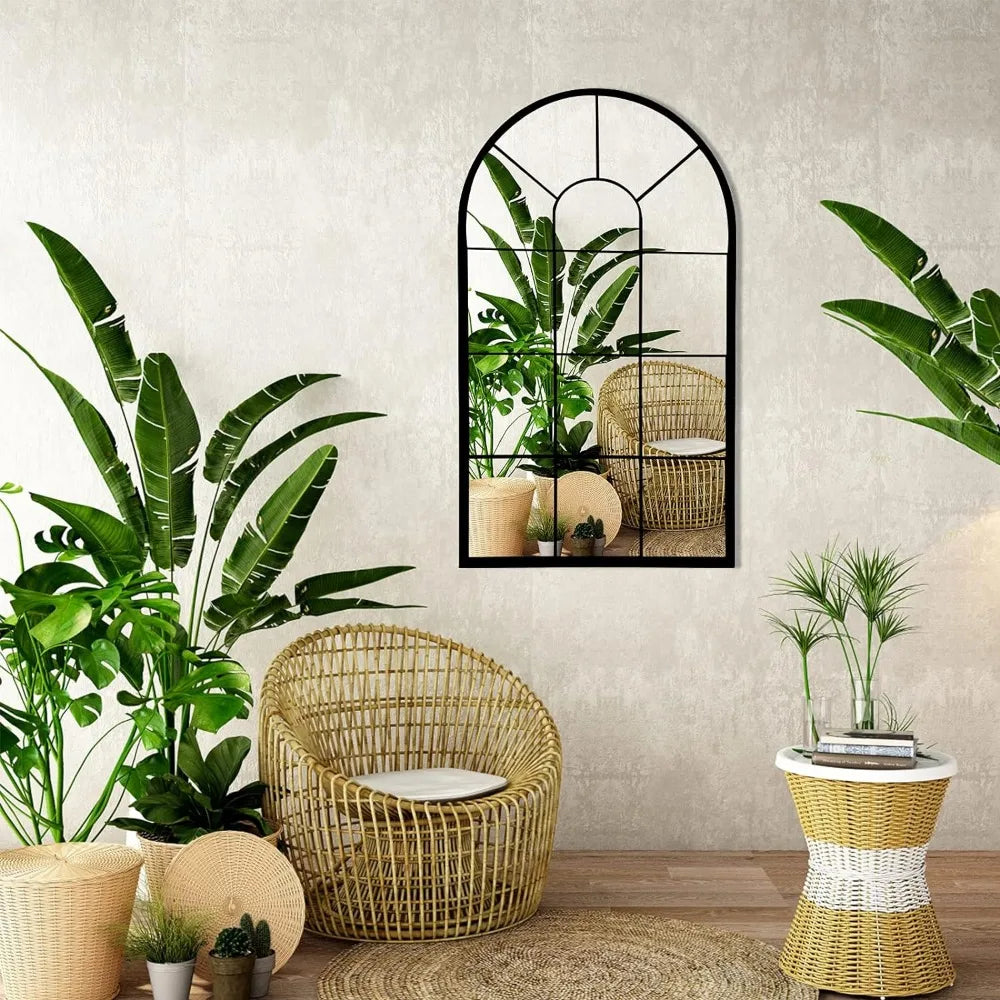 Wall Mirror  Arched Farmhouse Mirror