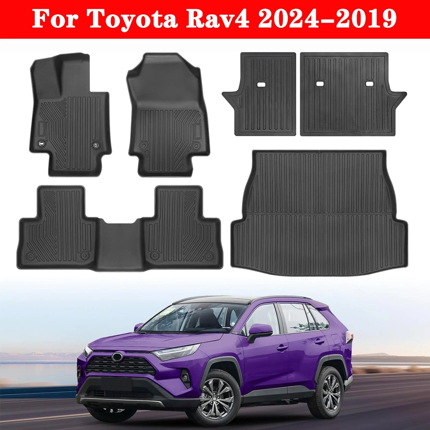 Floor Mats For Toyota Rav4 2024 2023 2022 2021 2020